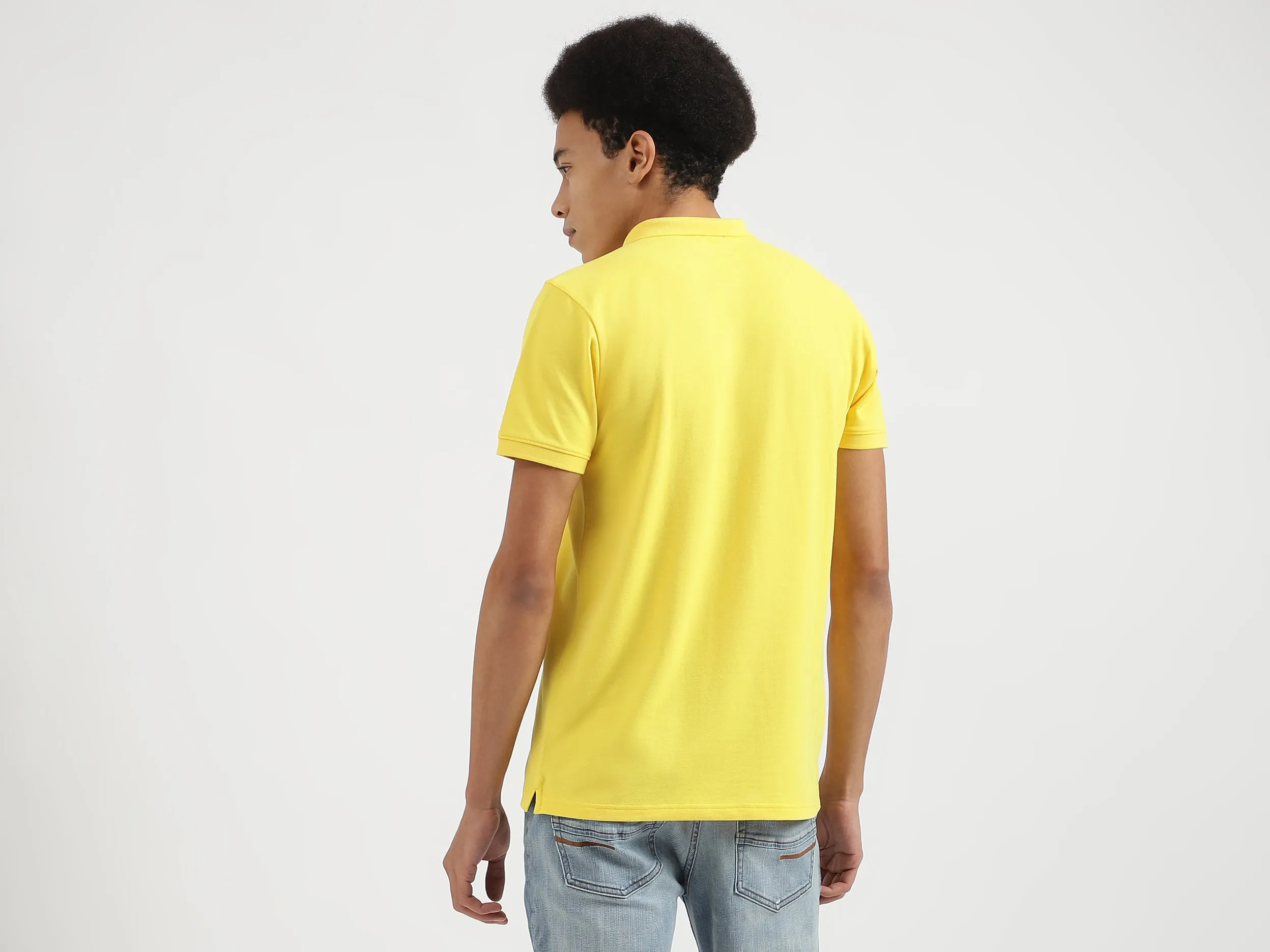 Regular Fit Polo Neck Printed T-Shirts
