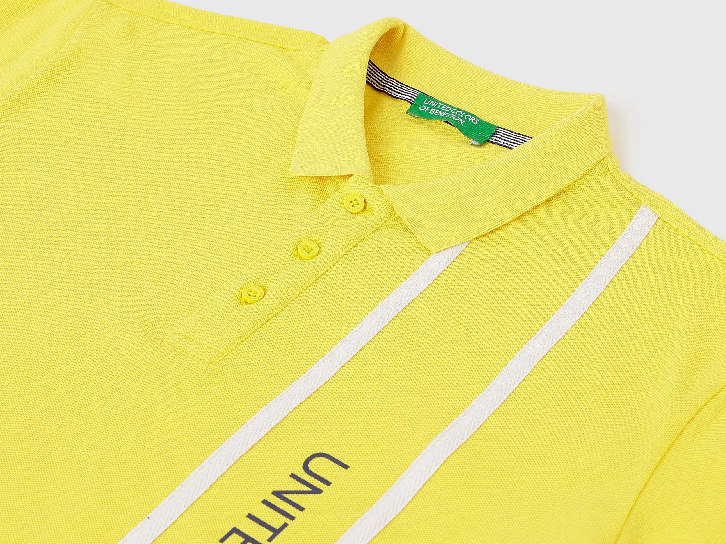Regular Fit Polo Neck Printed T-Shirts