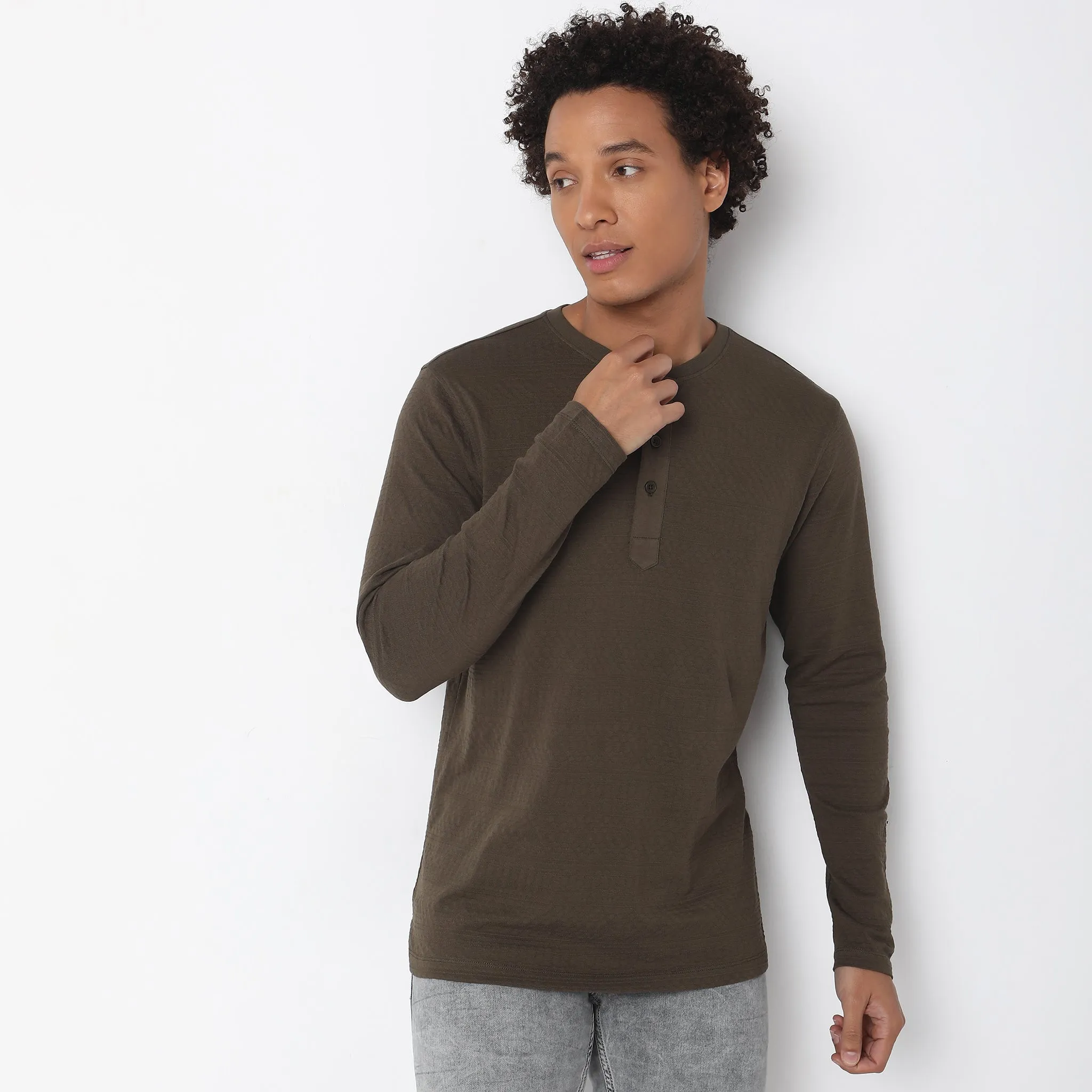 Regular Fit Structured T-Shirt