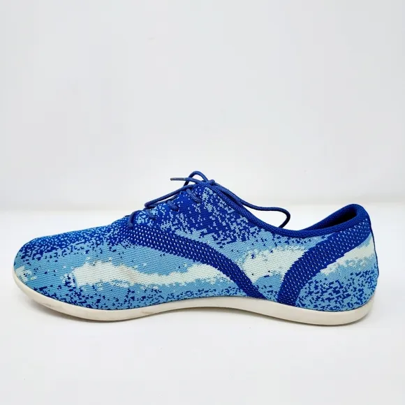 Repetto Blue &amp; White Fabric Sneakers Size 7.5