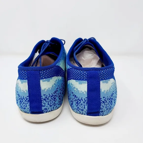 Repetto Blue &amp; White Fabric Sneakers Size 7.5