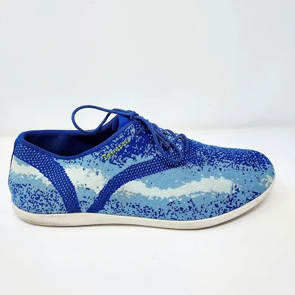 Repetto Blue &amp; White Fabric Sneakers Size 7.5
