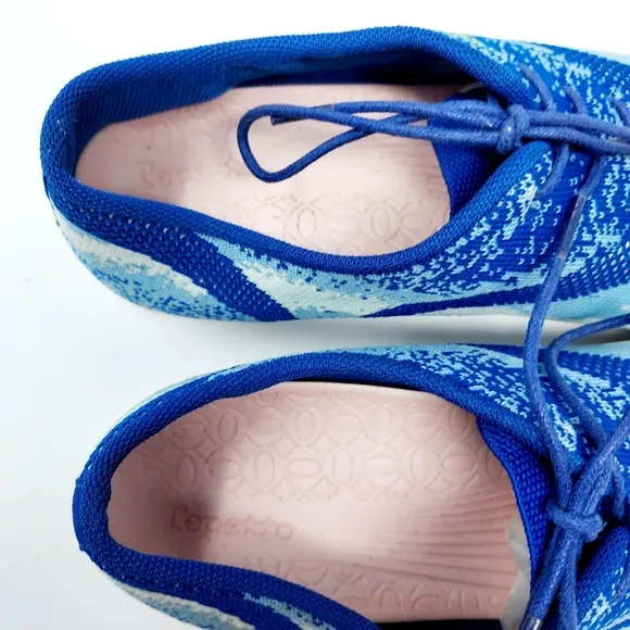 Repetto Blue &amp; White Fabric Sneakers Size 7.5