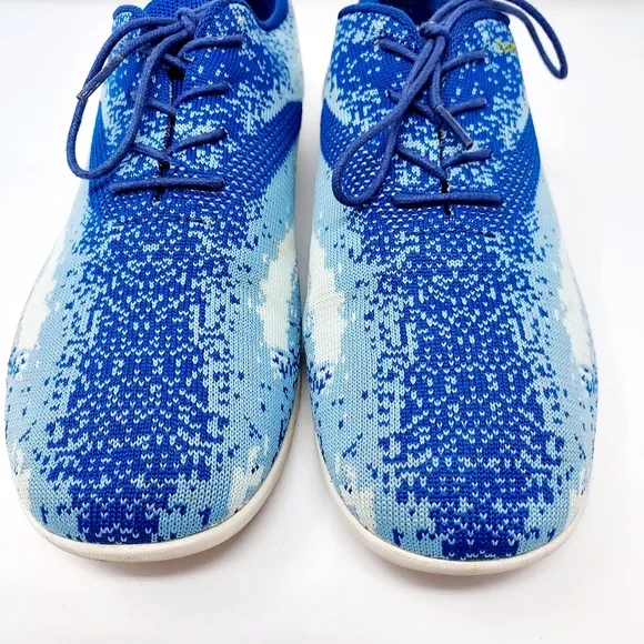 Repetto Blue &amp; White Fabric Sneakers Size 7.5