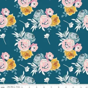 Riley Blake - Blooms & Bobbins - Main - Blue