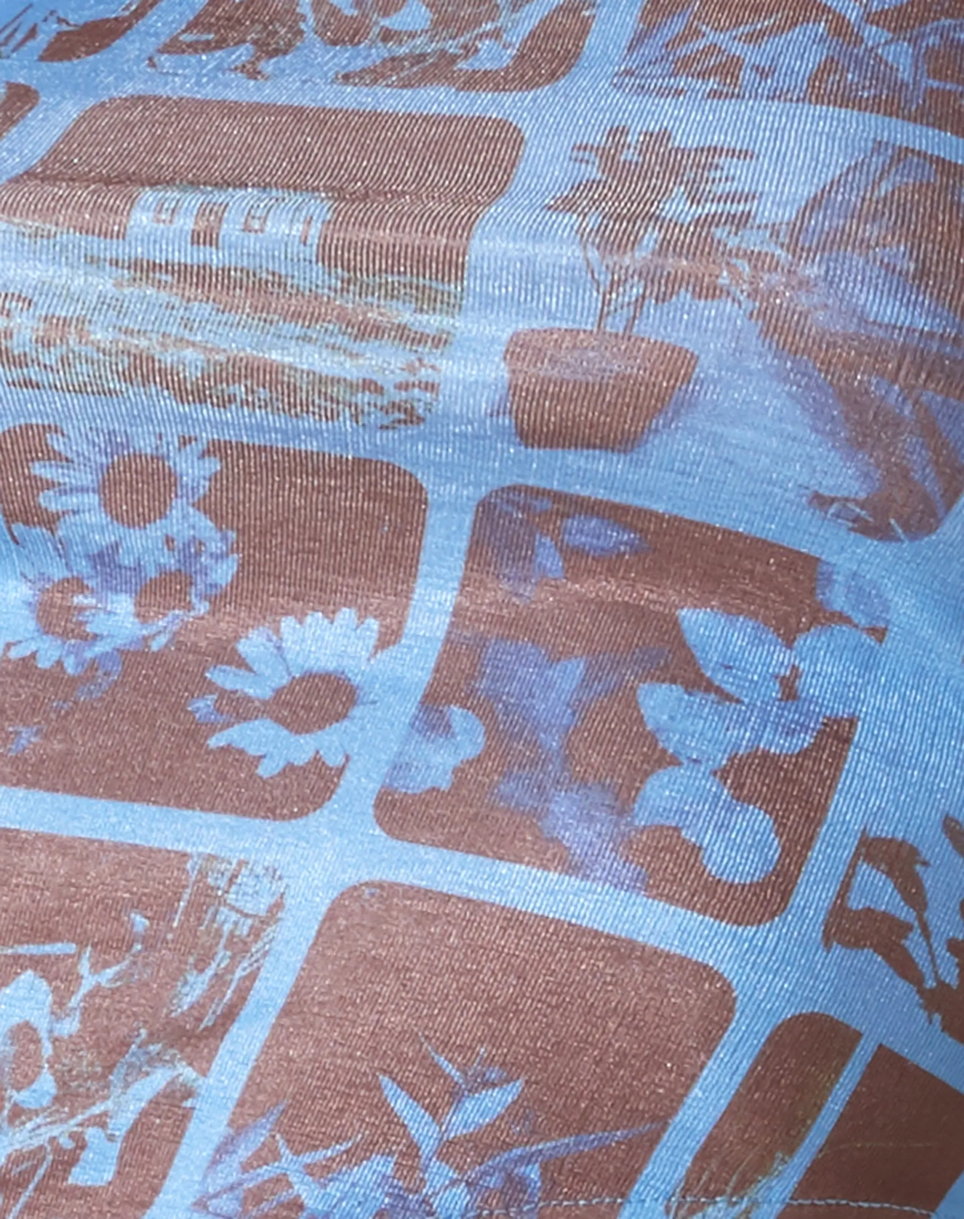 Rinja Top in Photographic Blue