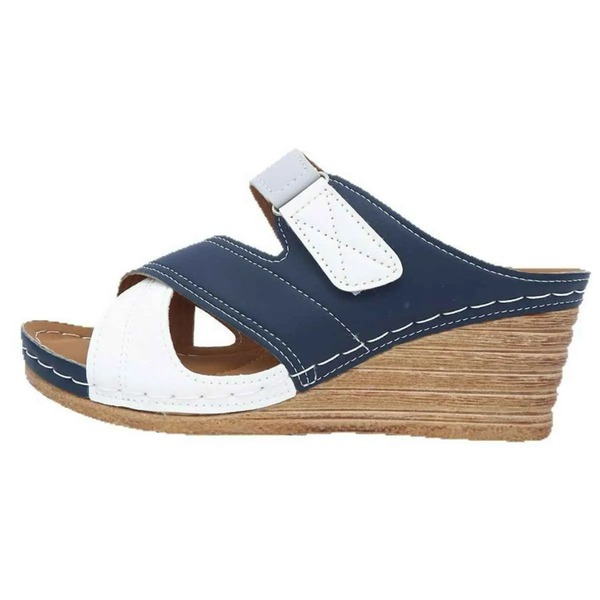 Round Toe Wedge Sandals for Comfort and Style