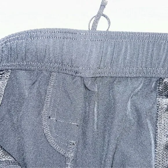 ROXY 14 Black White Logo Wave Board Shorts