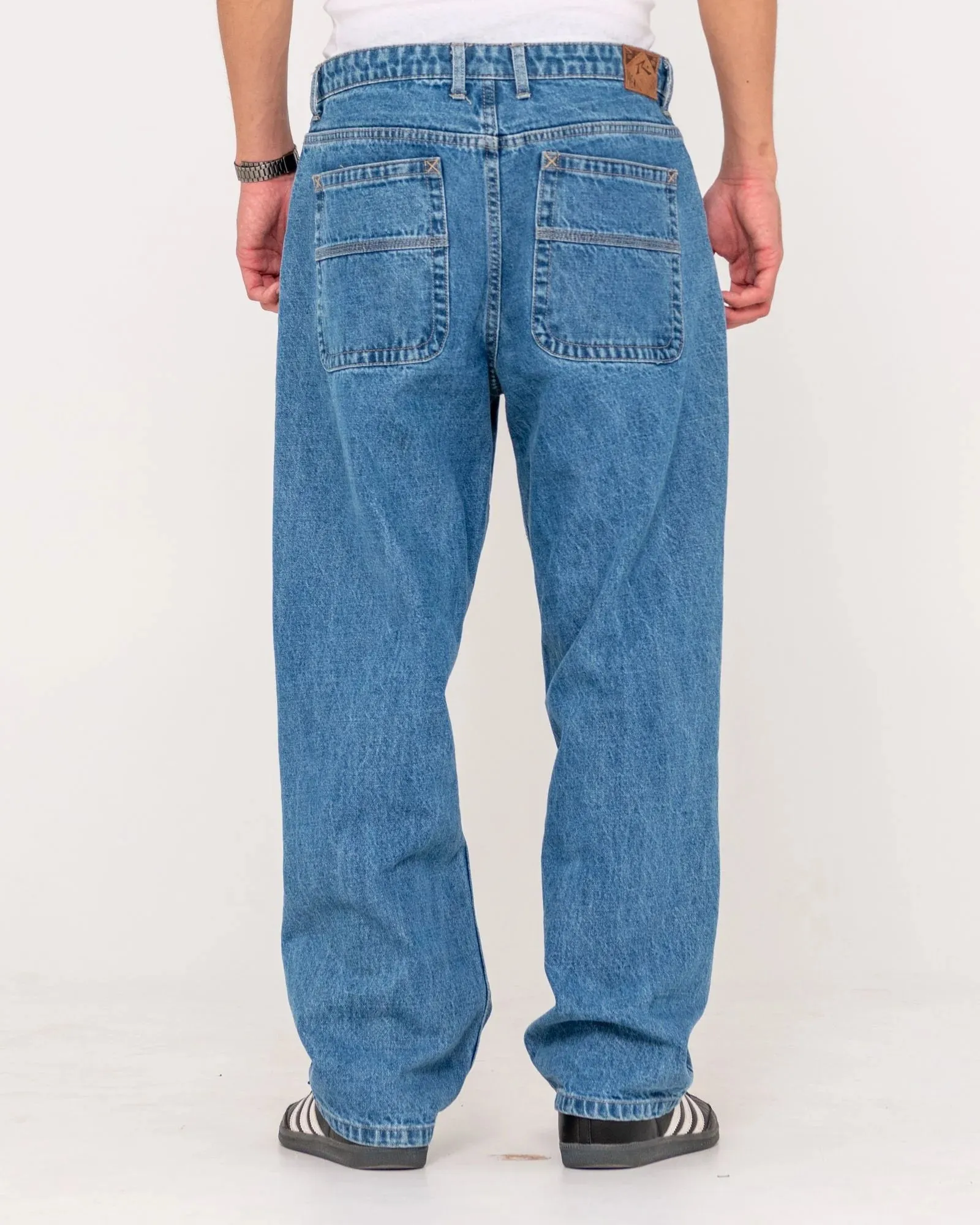Rusty Lucifer Loose Jean - Middy Blue