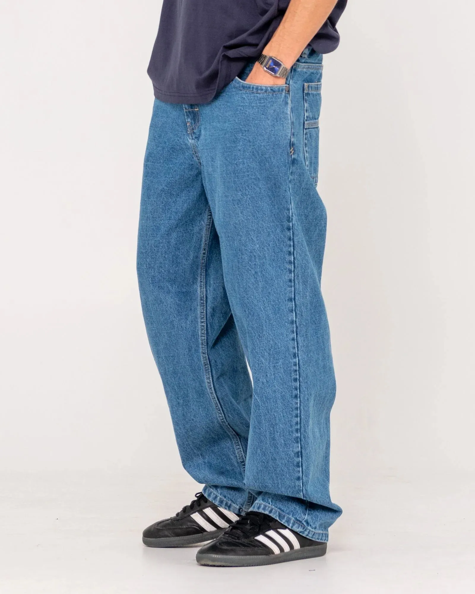 Rusty Lucifer Loose Jean - Middy Blue