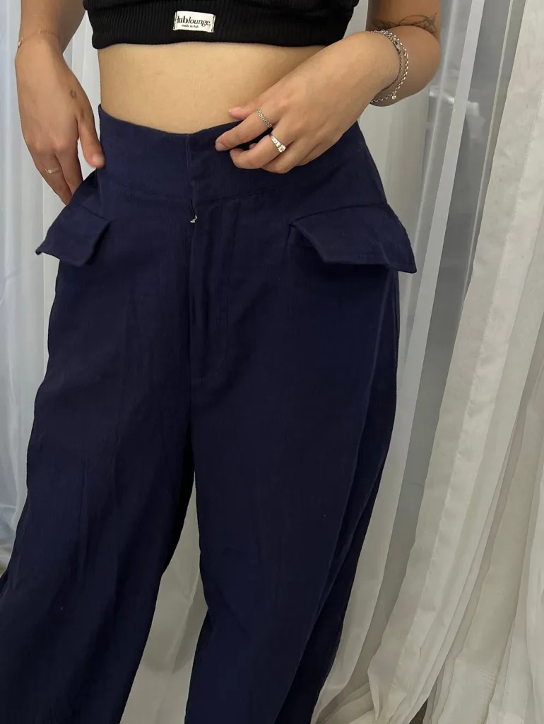 SAMPLE SALE : Primrose Pants in Navy