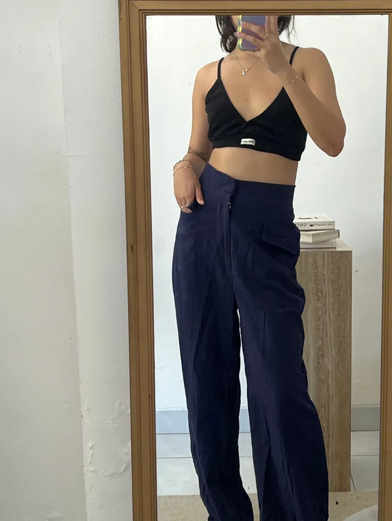 SAMPLE SALE : Primrose Pants in Navy