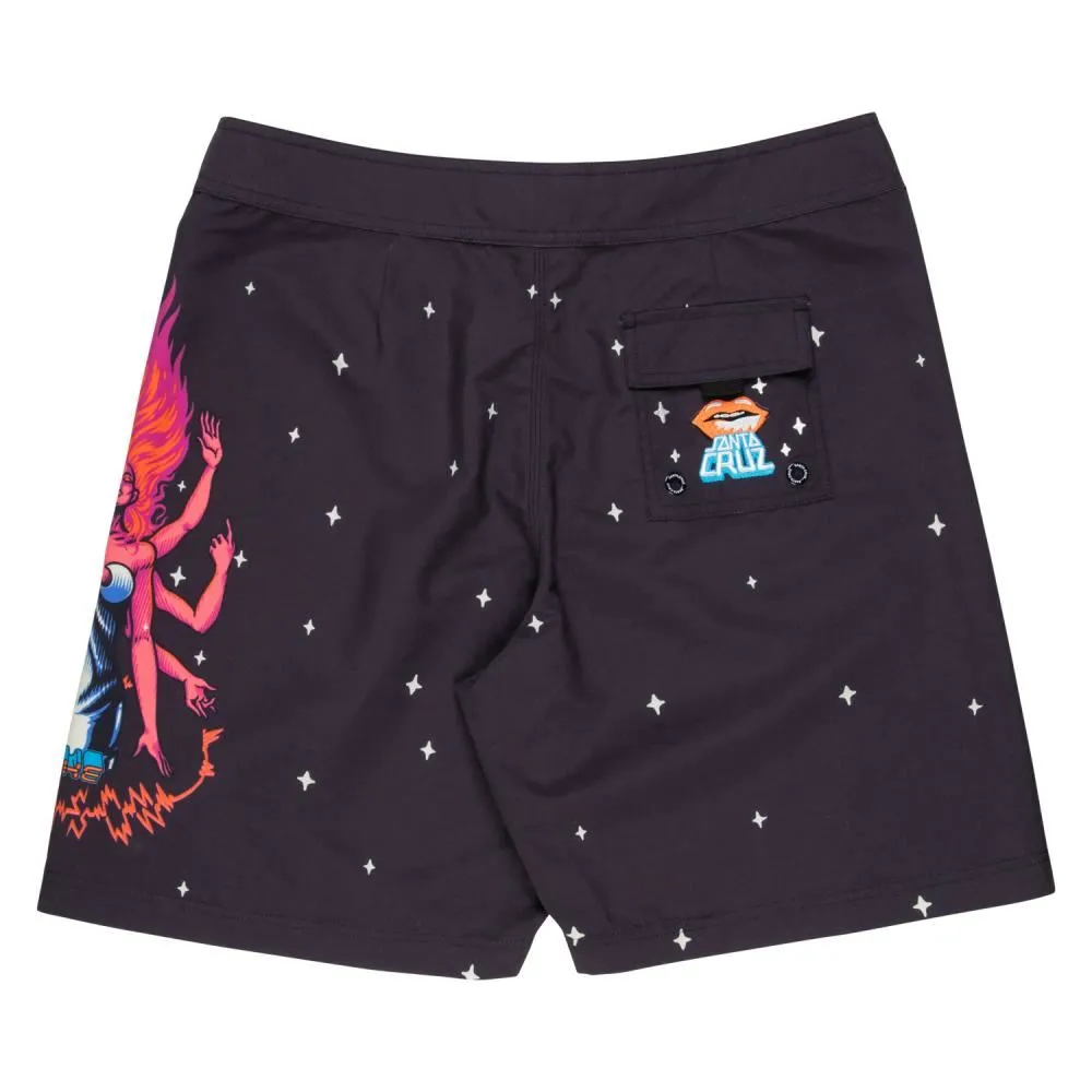 Santa Cruz Board Shorts Johnson Danger Zone 2 - Black