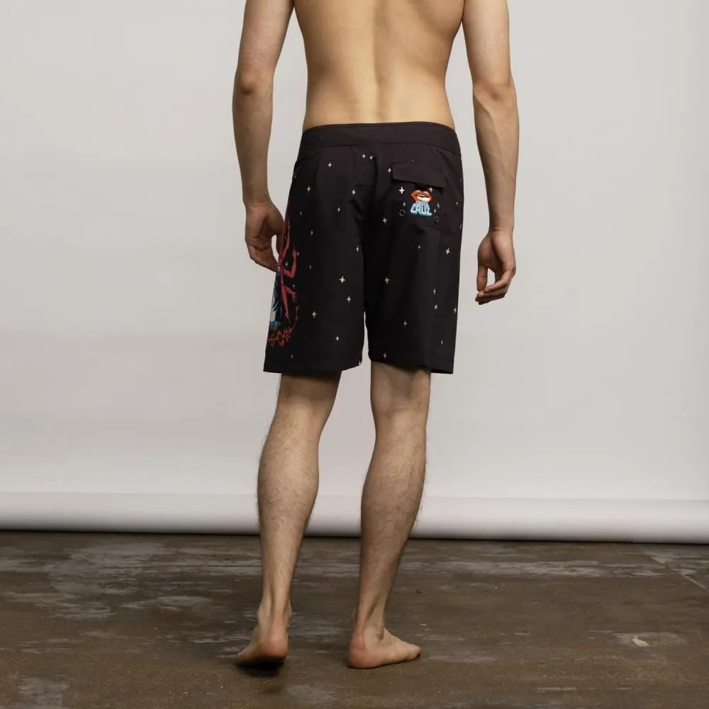 Santa Cruz Board Shorts Johnson Danger Zone 2 - Black