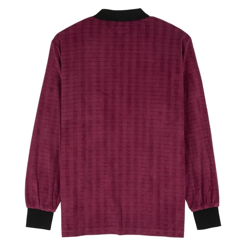 Santa Cruz Longsleeve Polo Il Capo - Dusty Rose
