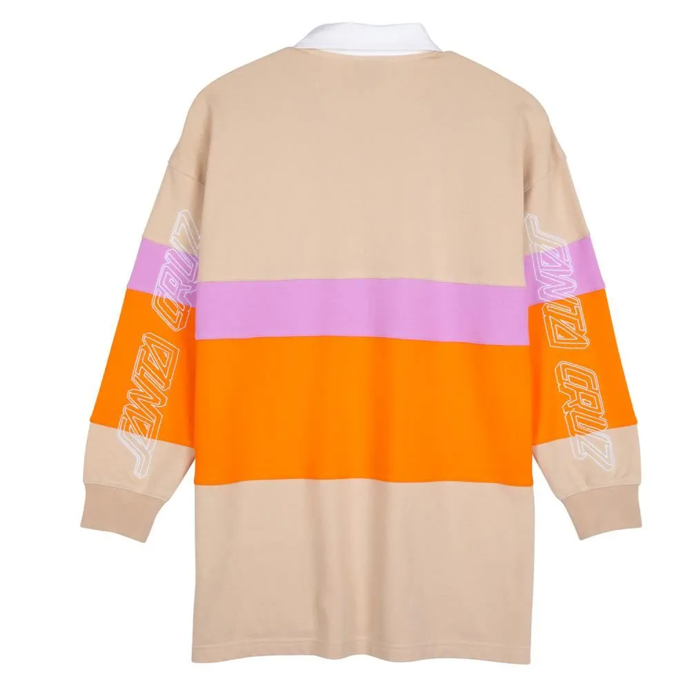 Santa Cruz Womens Custom Top Monterey Polo Top - Chalk