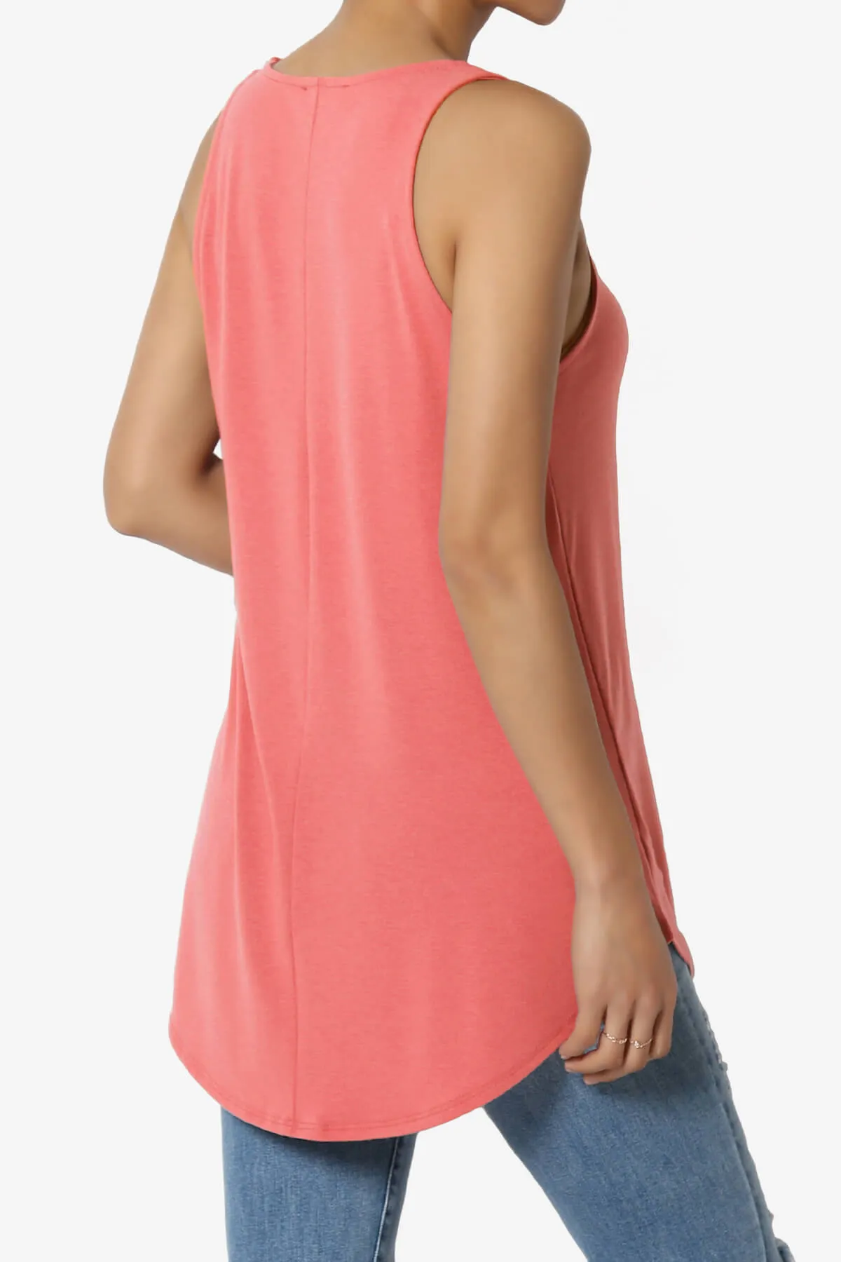 Santo Scoop Neck Loose Fit Tank Top