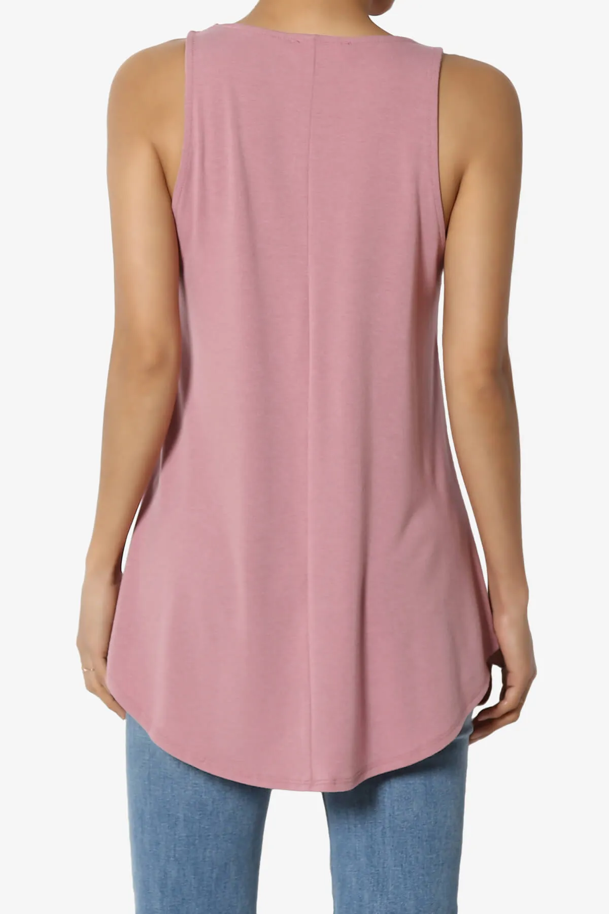 Santo Scoop Neck Loose Fit Tank Top