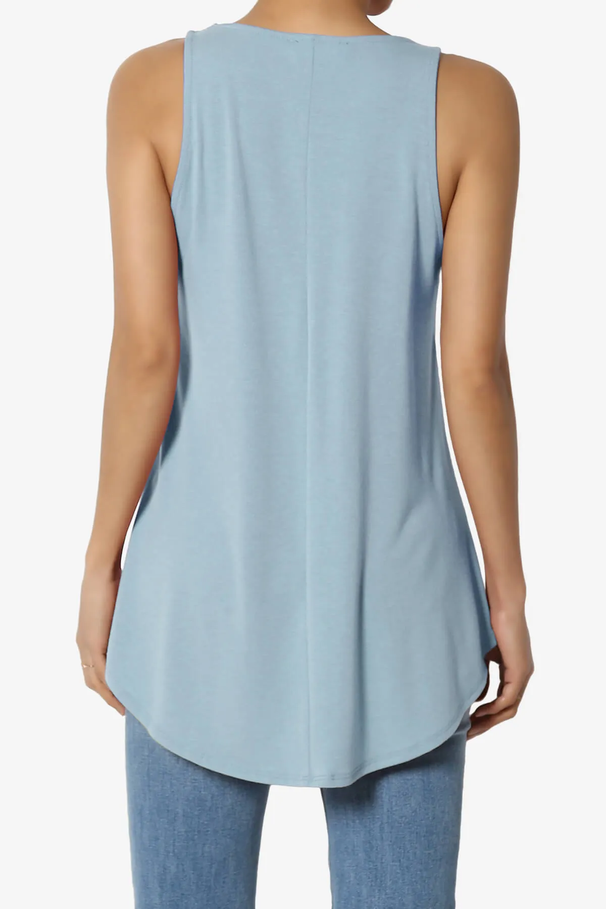 Santo Scoop Neck Loose Fit Tank Top
