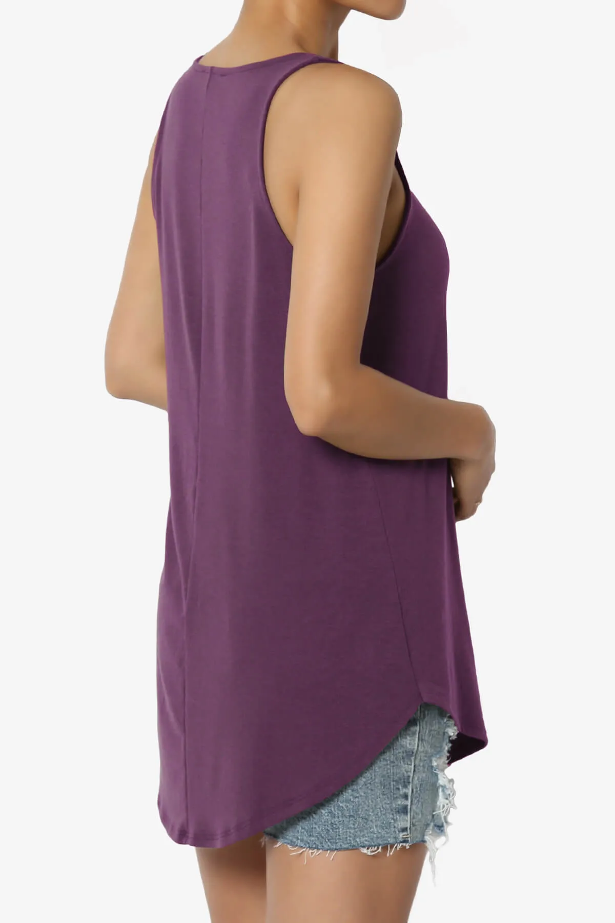 Santo Scoop Neck Loose Fit Tank Top