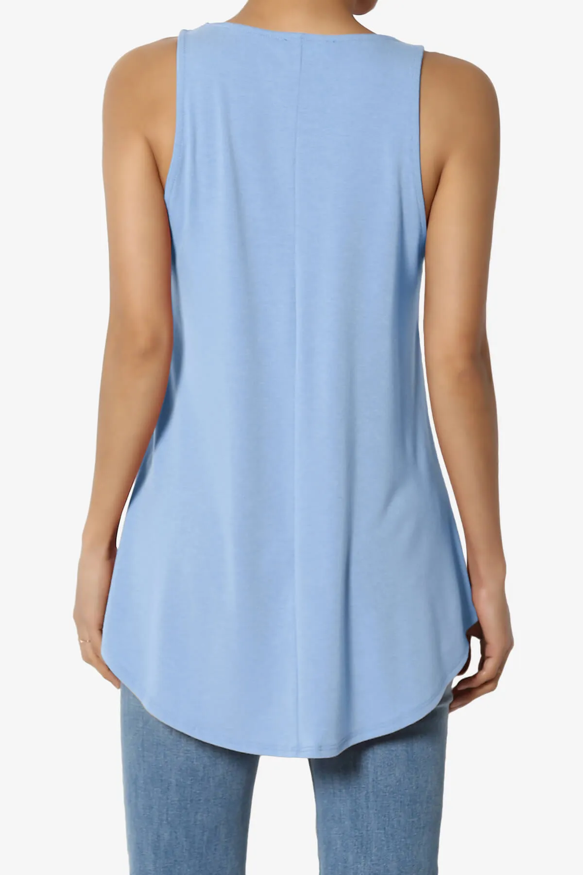 Santo Scoop Neck Loose Fit Tank Top
