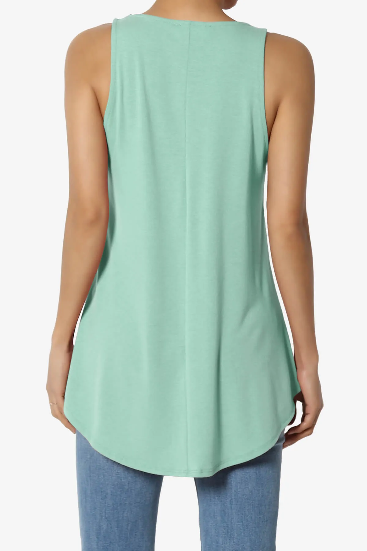 Santo Scoop Neck Loose Fit Tank Top