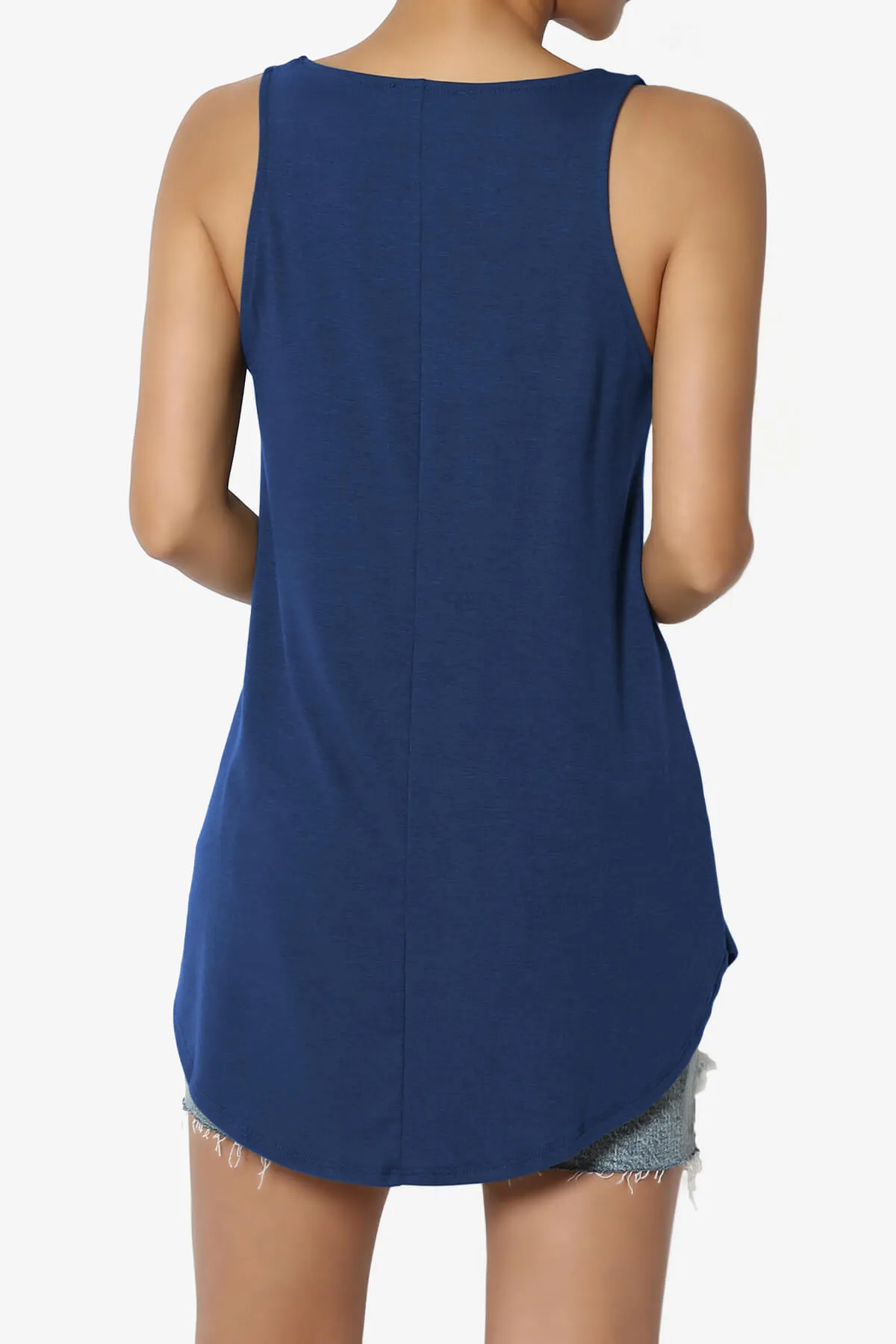 Santo Scoop Neck Loose Fit Tank Top