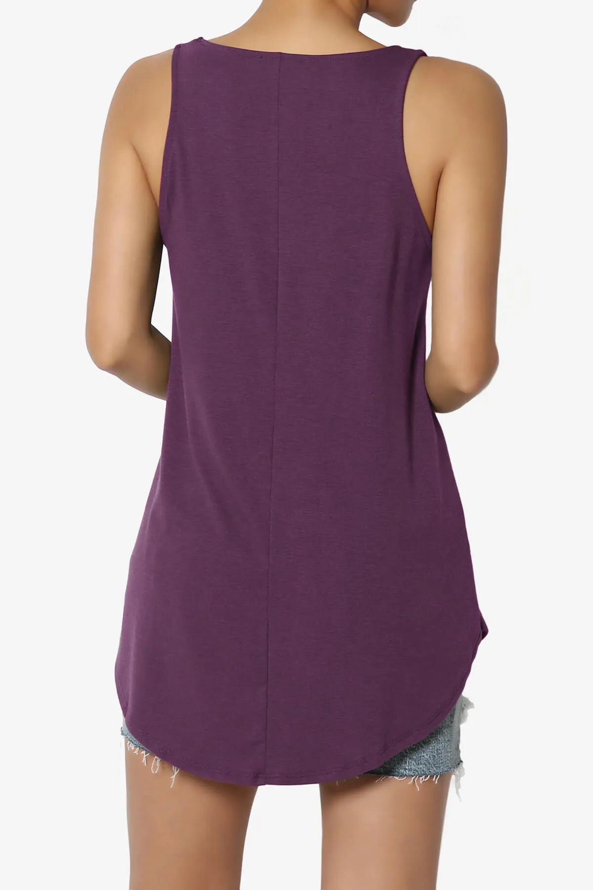 Santo Scoop Neck Loose Fit Tank Top