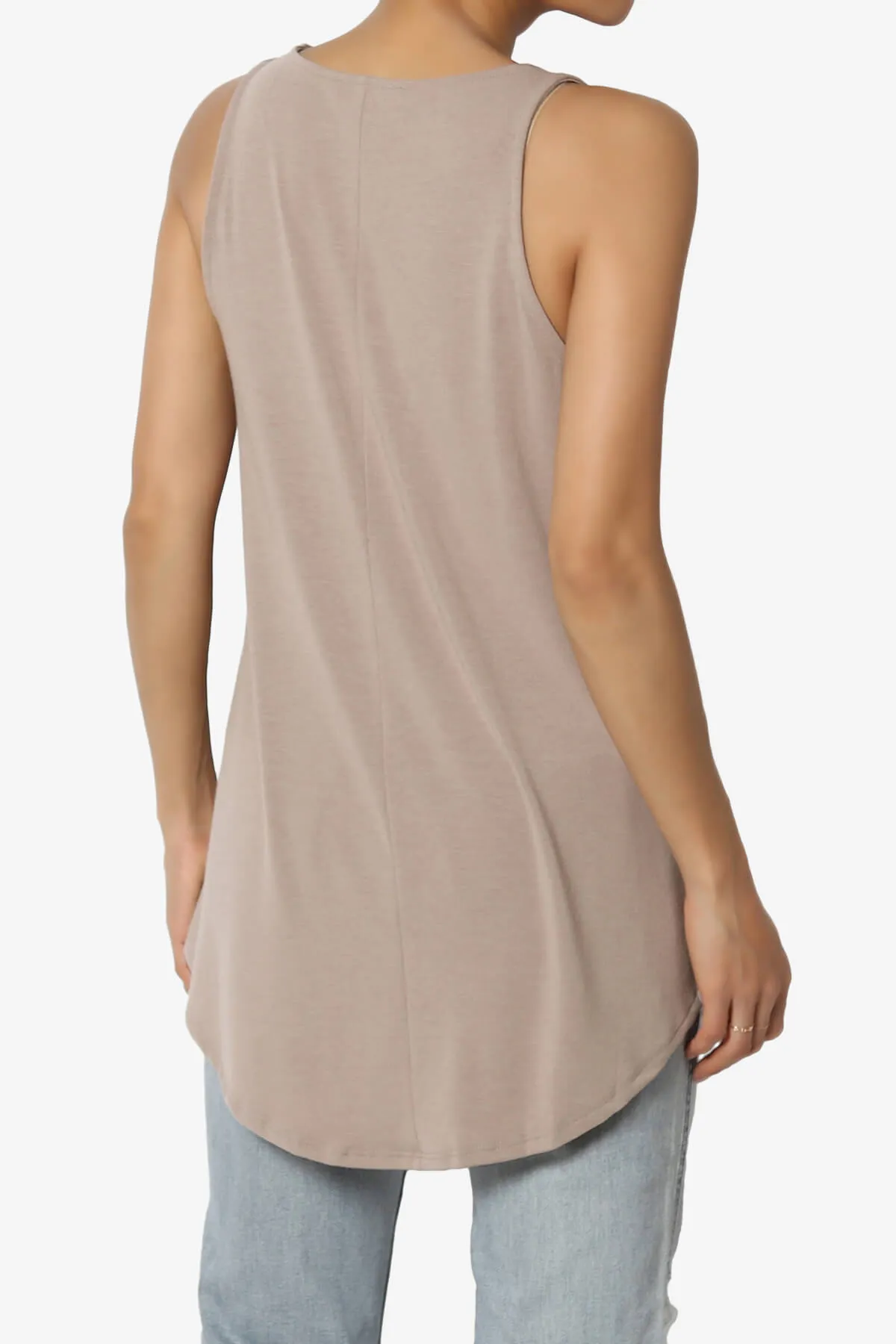 Santo Scoop Neck Loose Fit Tank Top