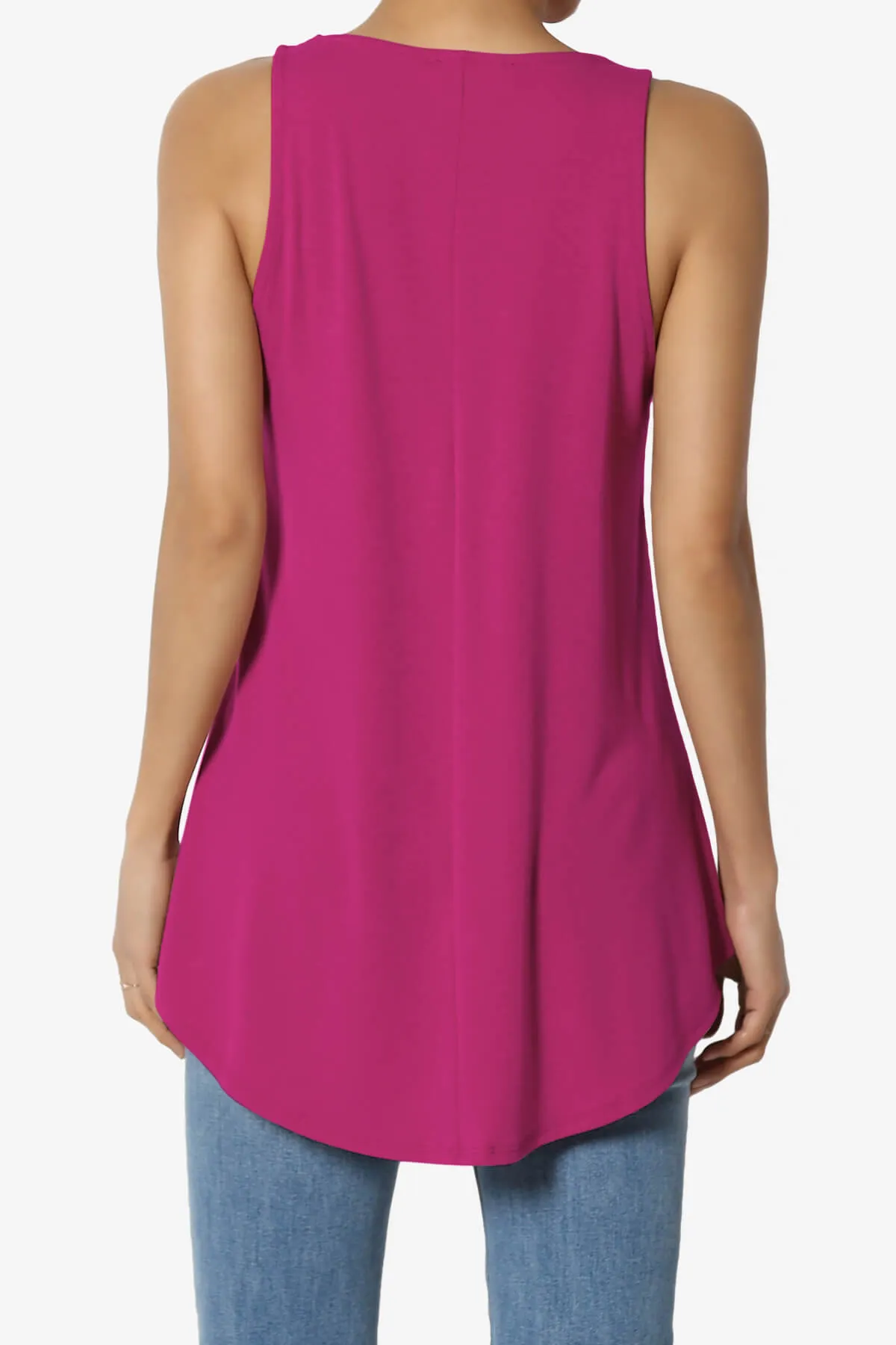 Santo Scoop Neck Loose Fit Tank Top