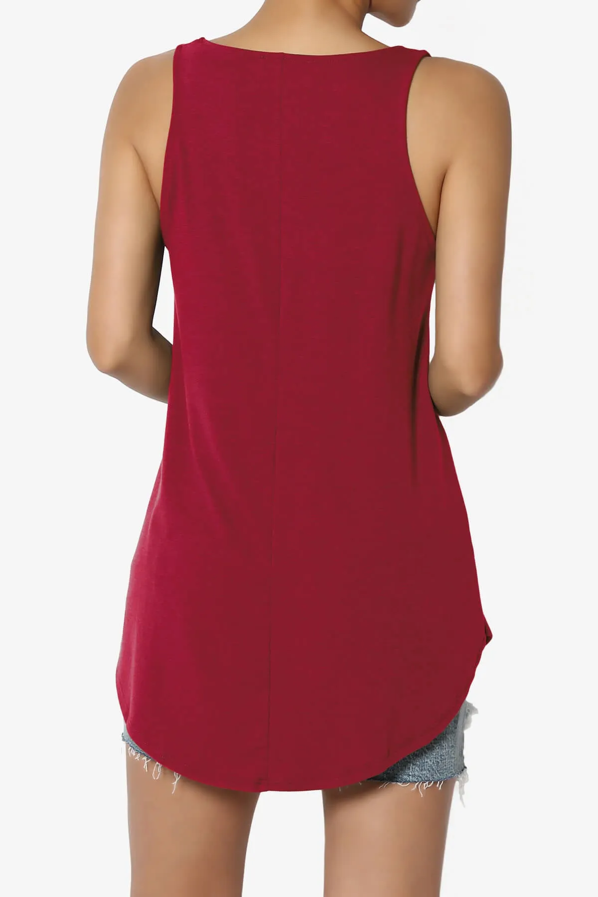 Santo Scoop Neck Loose Fit Tank Top