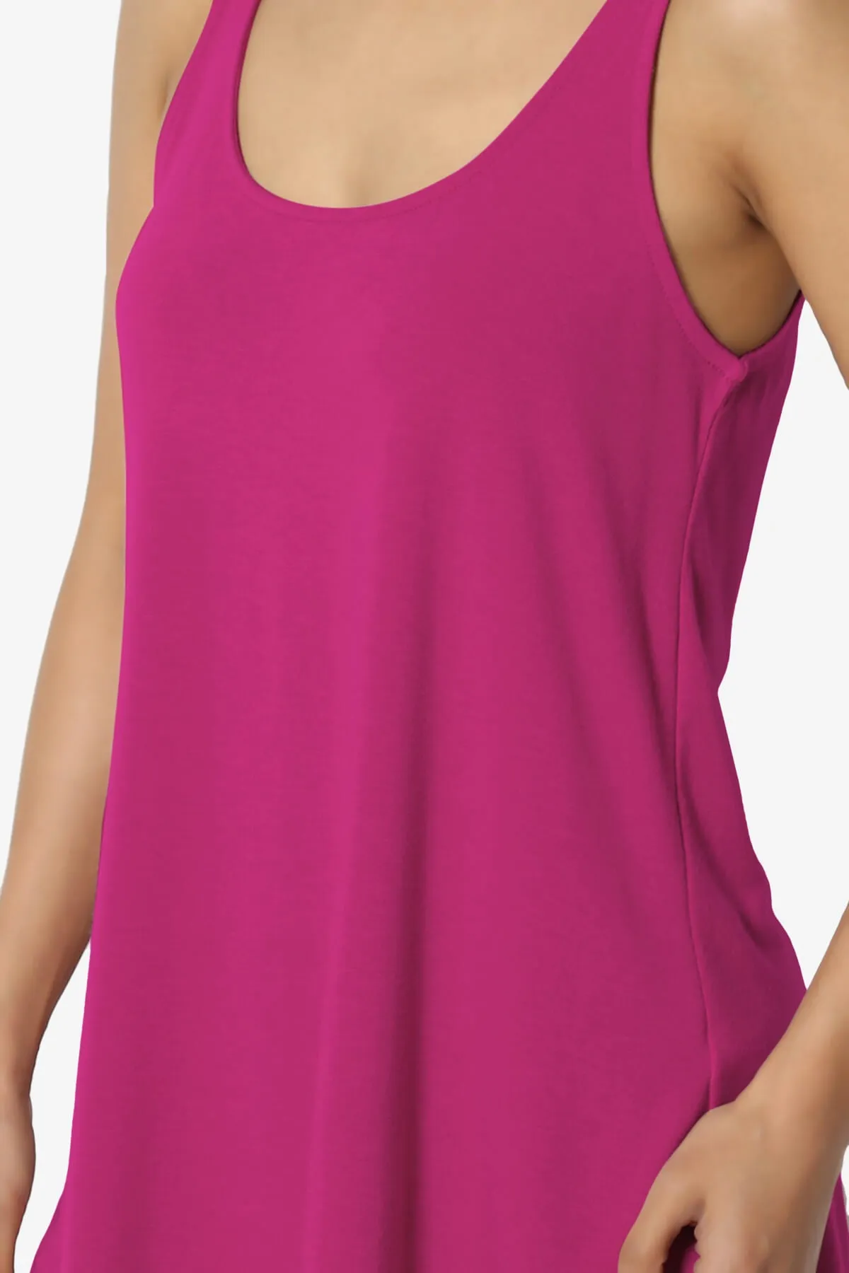 Santo Scoop Neck Loose Fit Tank Top