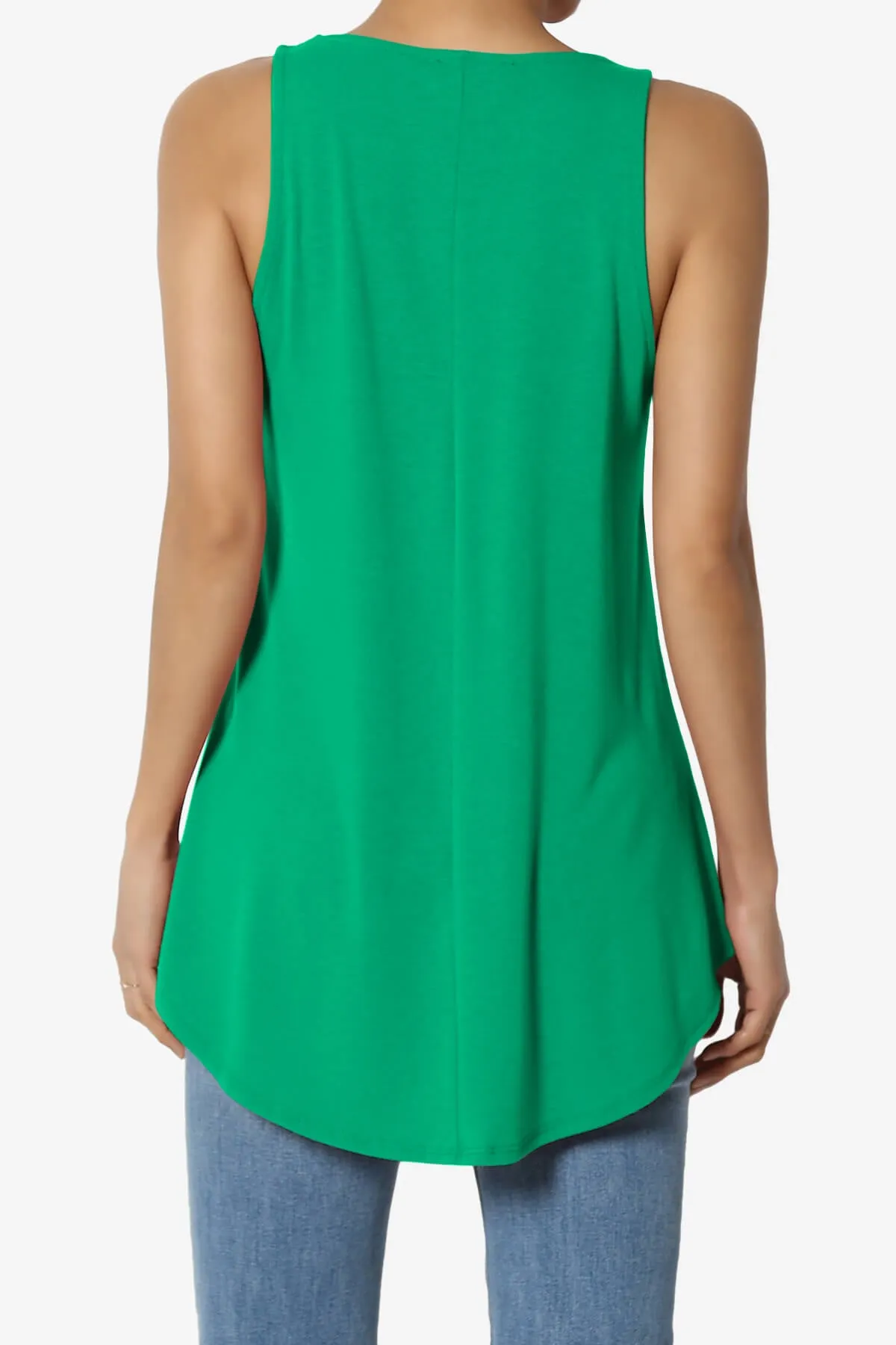 Santo Scoop Neck Loose Fit Tank Top