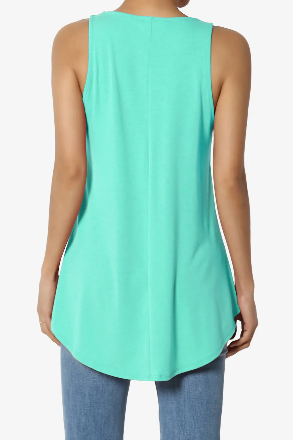 Santo Scoop Neck Loose Fit Tank Top