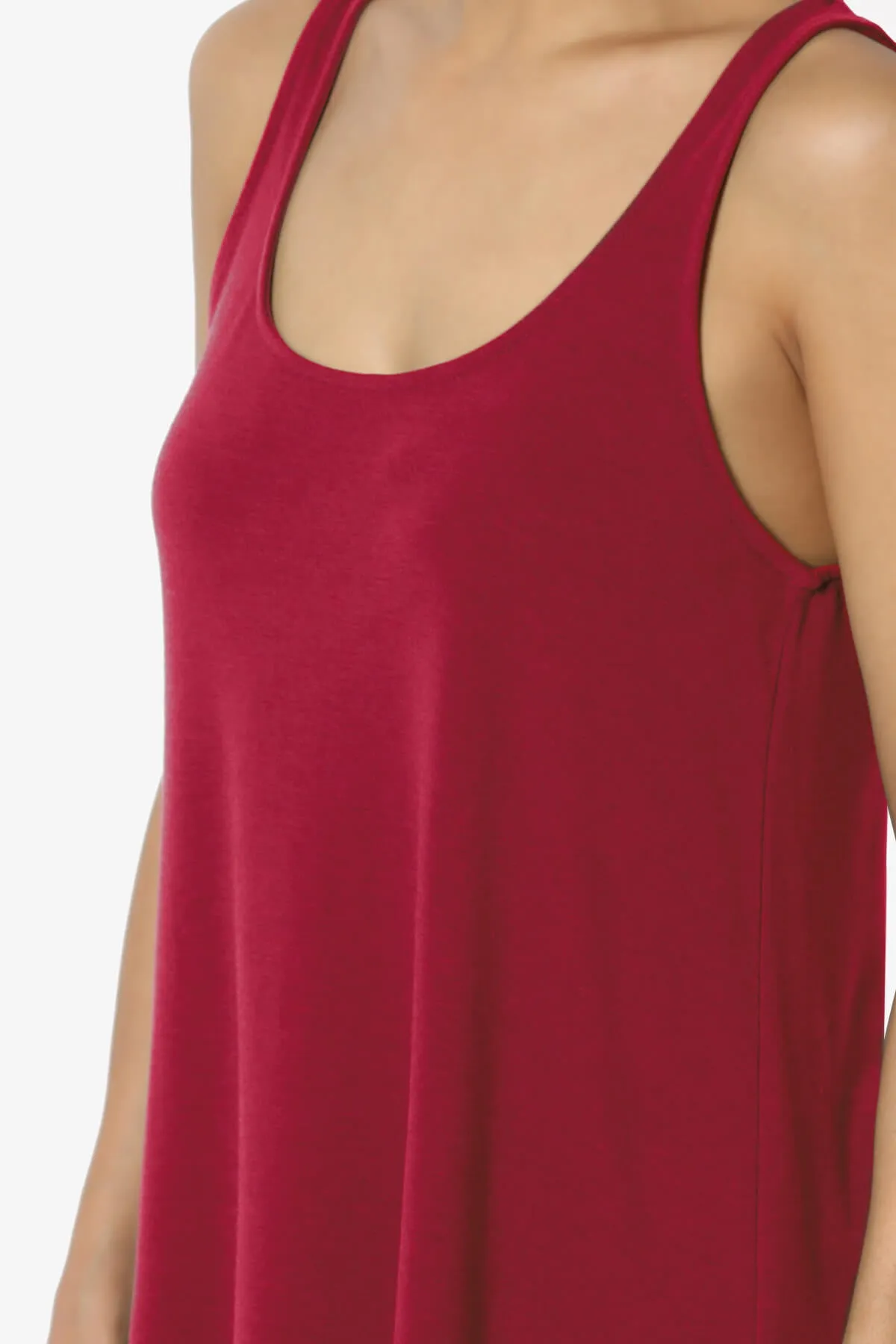 Santo Scoop Neck Loose Fit Tank Top