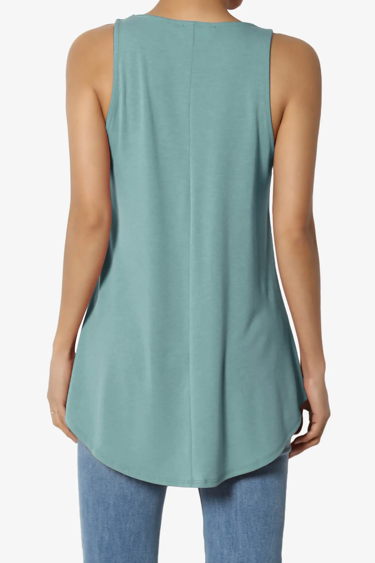 Santo Scoop Neck Loose Fit Tank Top