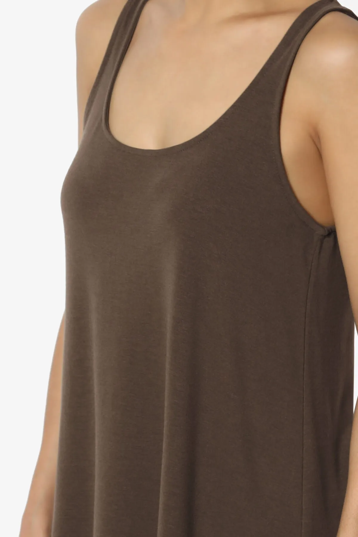 Santo Scoop Neck Loose Fit Tank Top