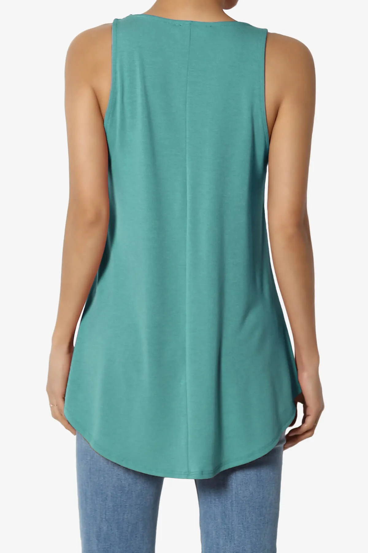 Santo Scoop Neck Loose Fit Tank Top