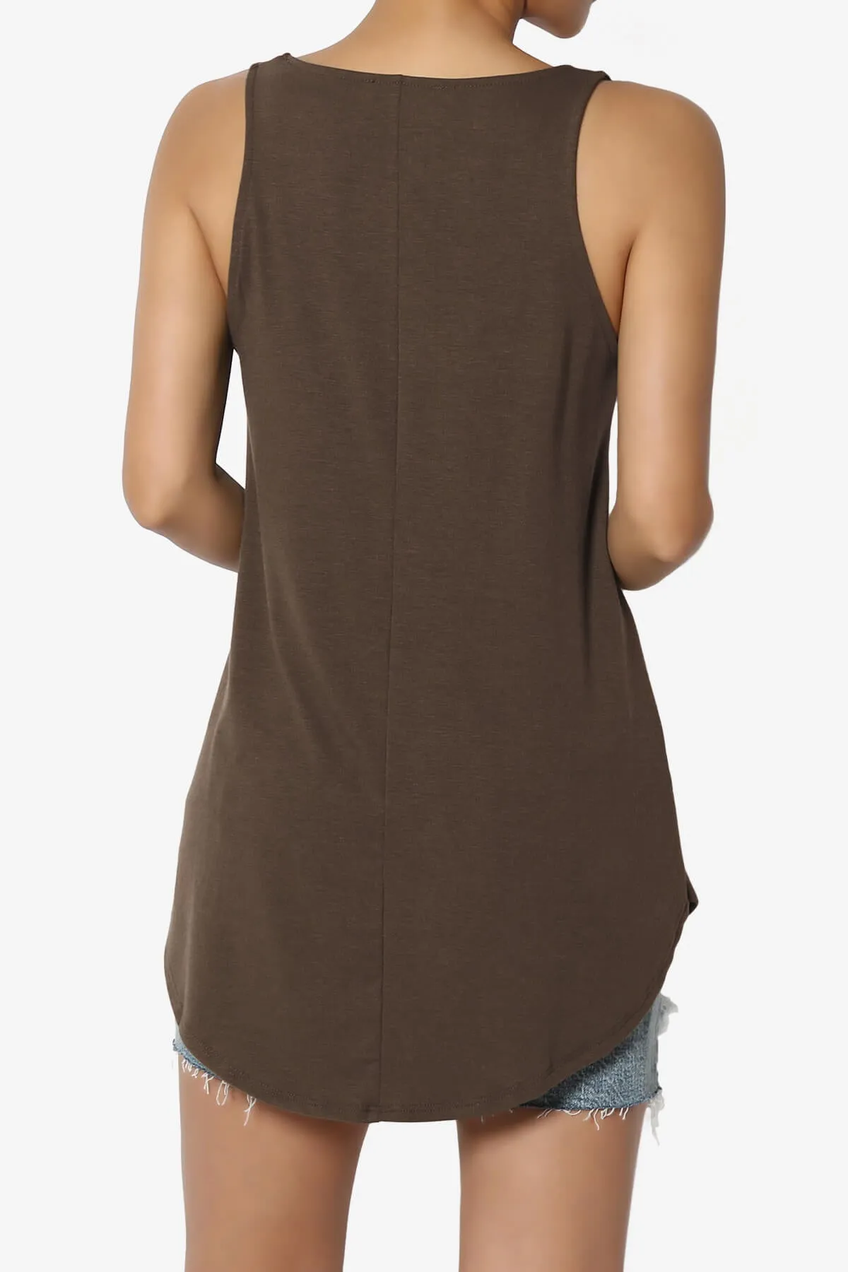 Santo Scoop Neck Loose Fit Tank Top