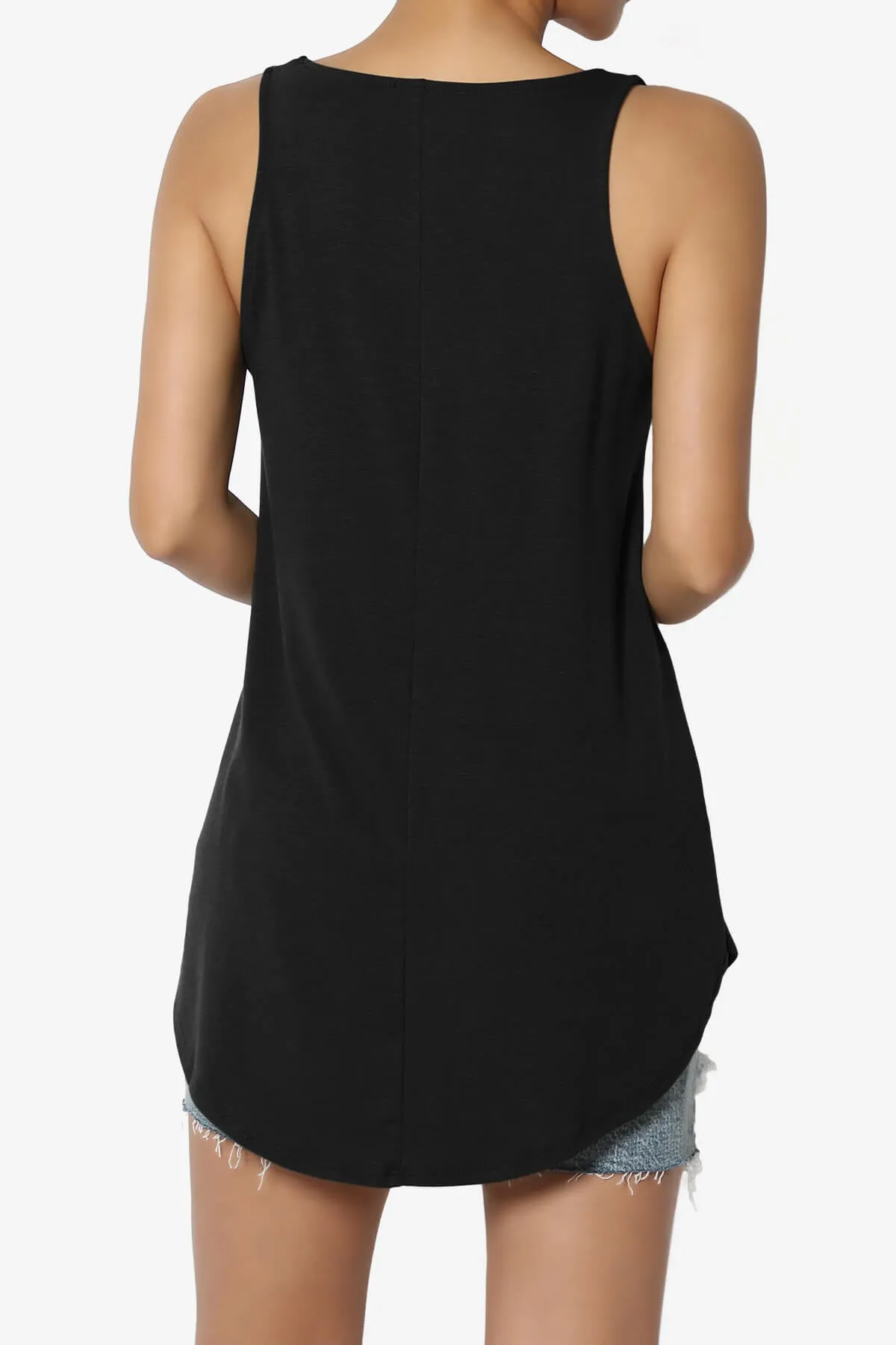 Santo Scoop Neck Loose Fit Tank Top