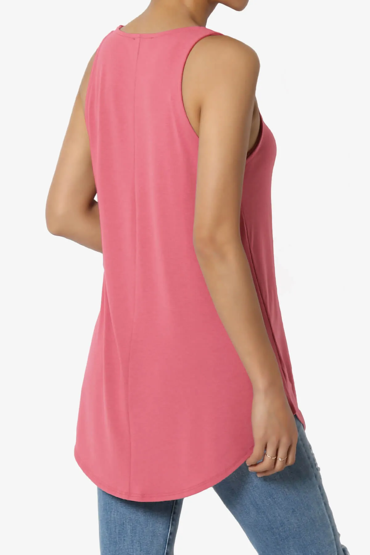 Santo Scoop Neck Loose Fit Tank Top