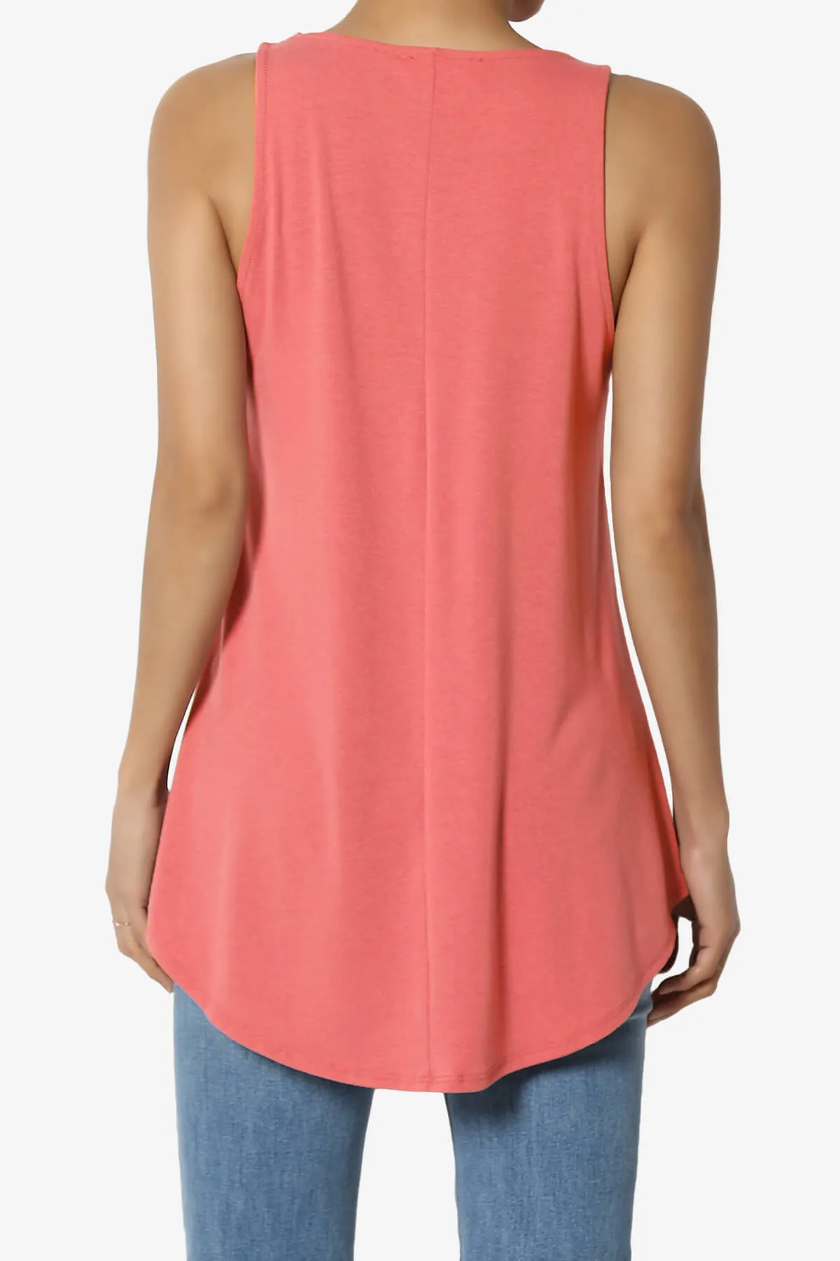 Santo Scoop Neck Loose Fit Tank Top