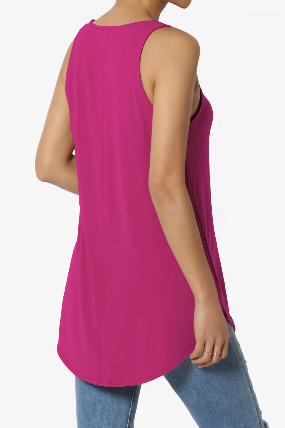 Santo Scoop Neck Loose Fit Tank Top
