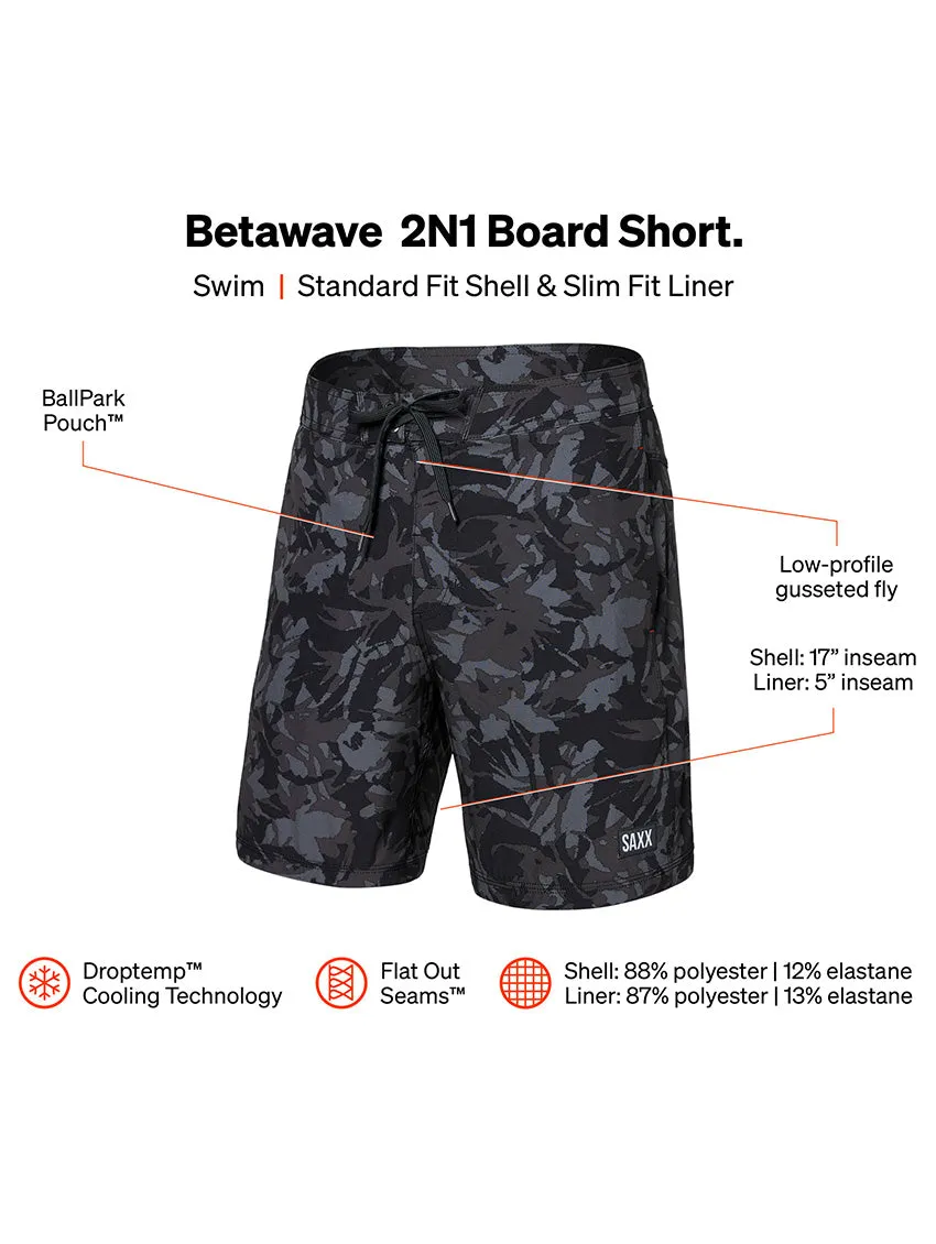 SAXX Betawave 2N2 Boardie 17" Swim Shorts