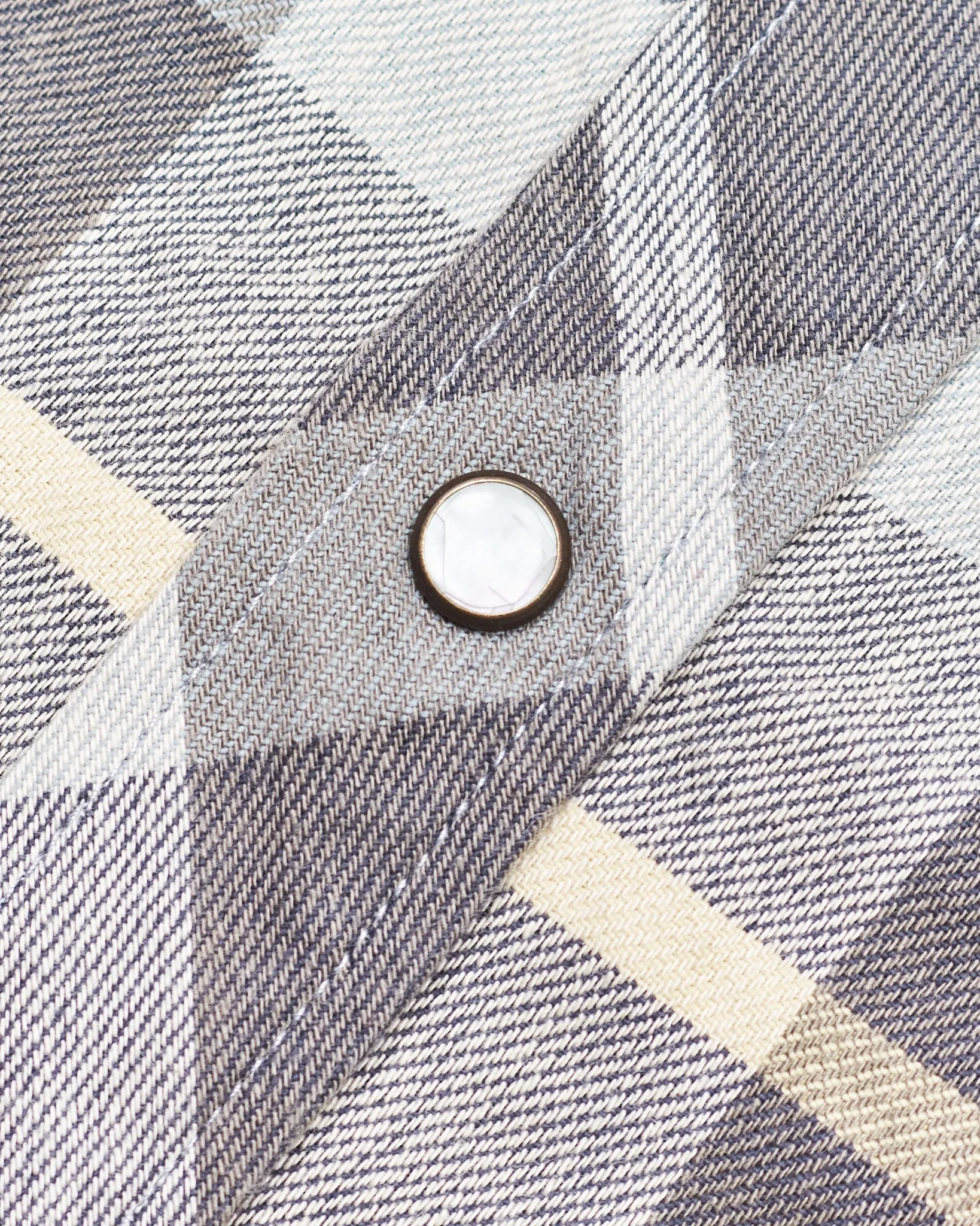 Second Hand Indigofera Dollard Checked Grey Size M