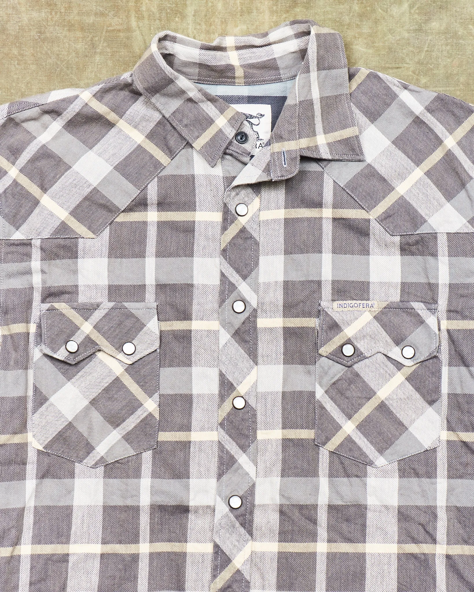 Second Hand Indigofera Dollard Checked Grey Size M