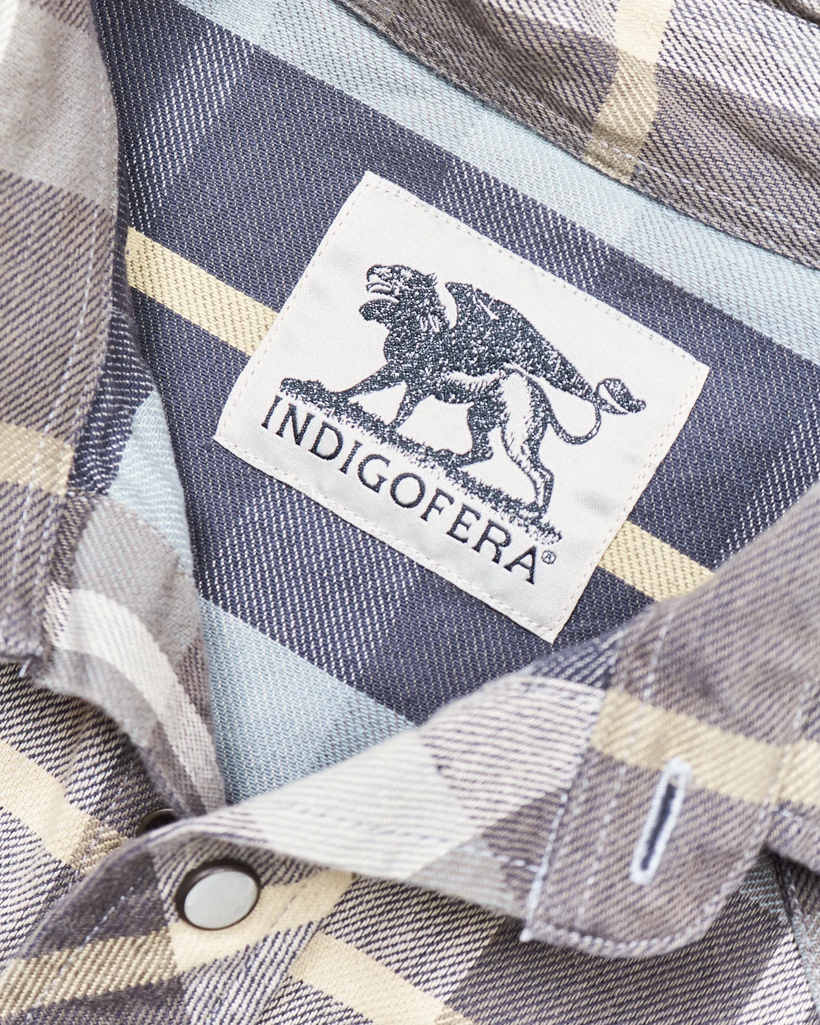 Second Hand Indigofera Dollard Checked Grey Size M