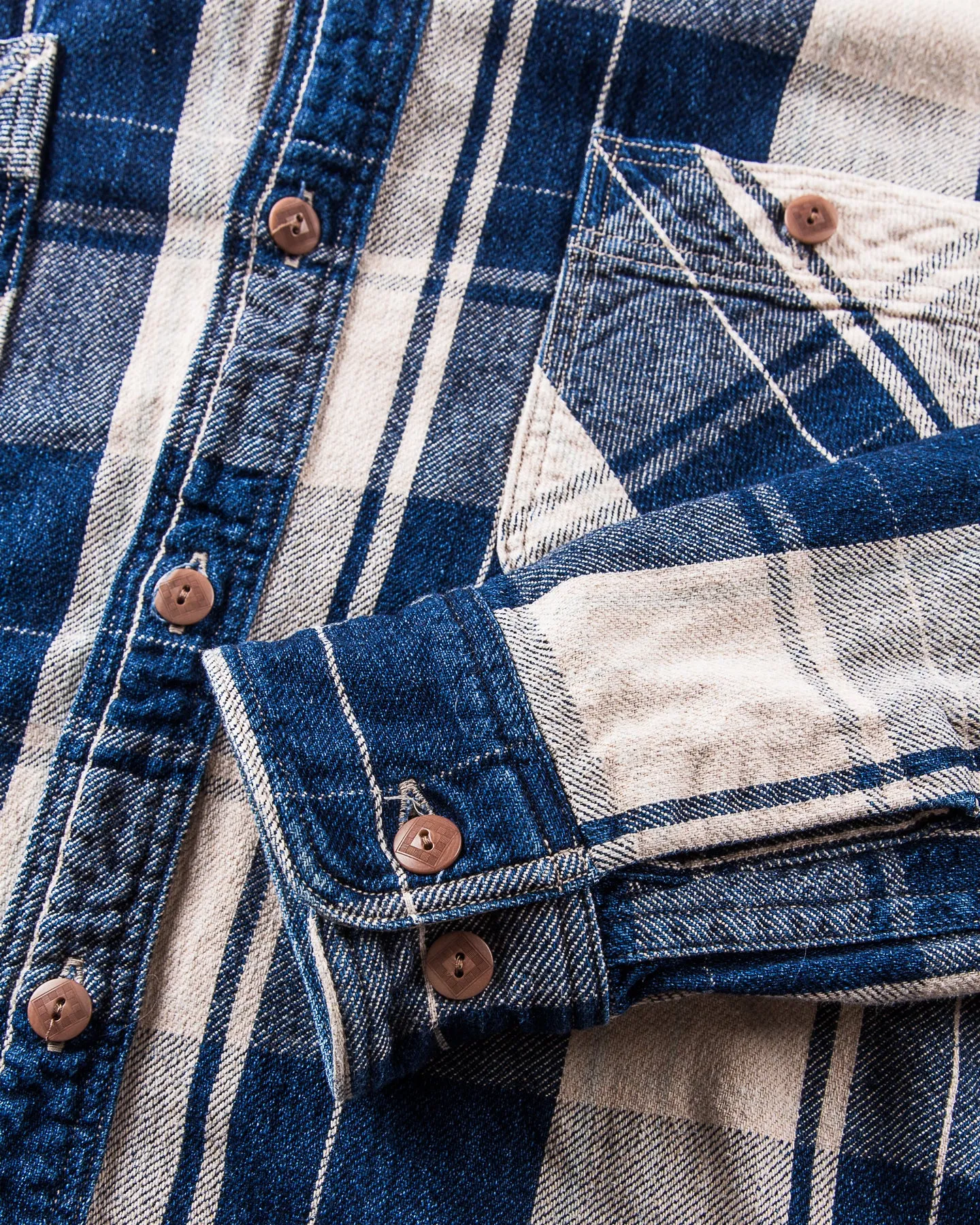 Second Hand Studio D'artisan Fox Fibre Flannel Shirt Size 40