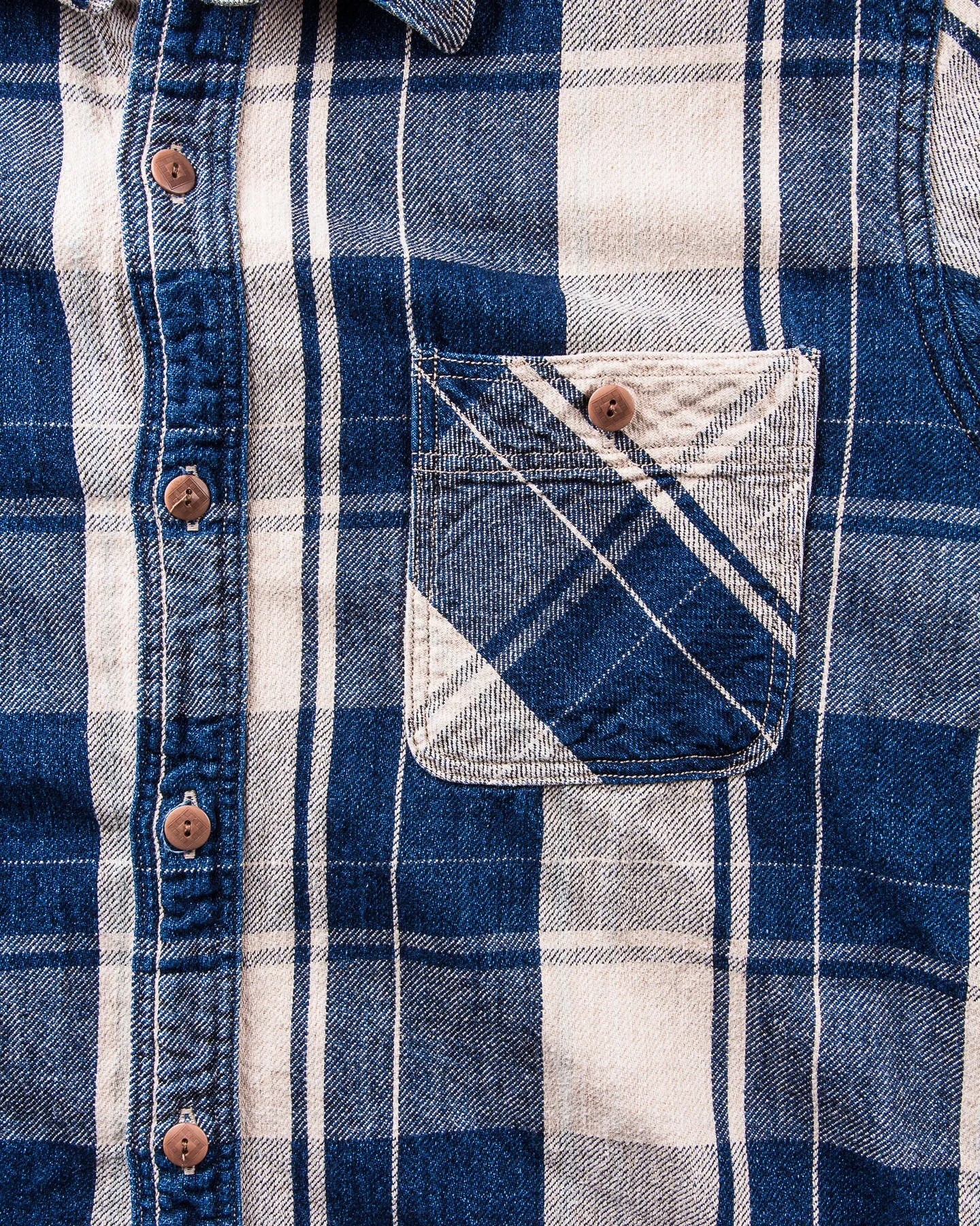 Second Hand Studio D'artisan Fox Fibre Flannel Shirt Size 40