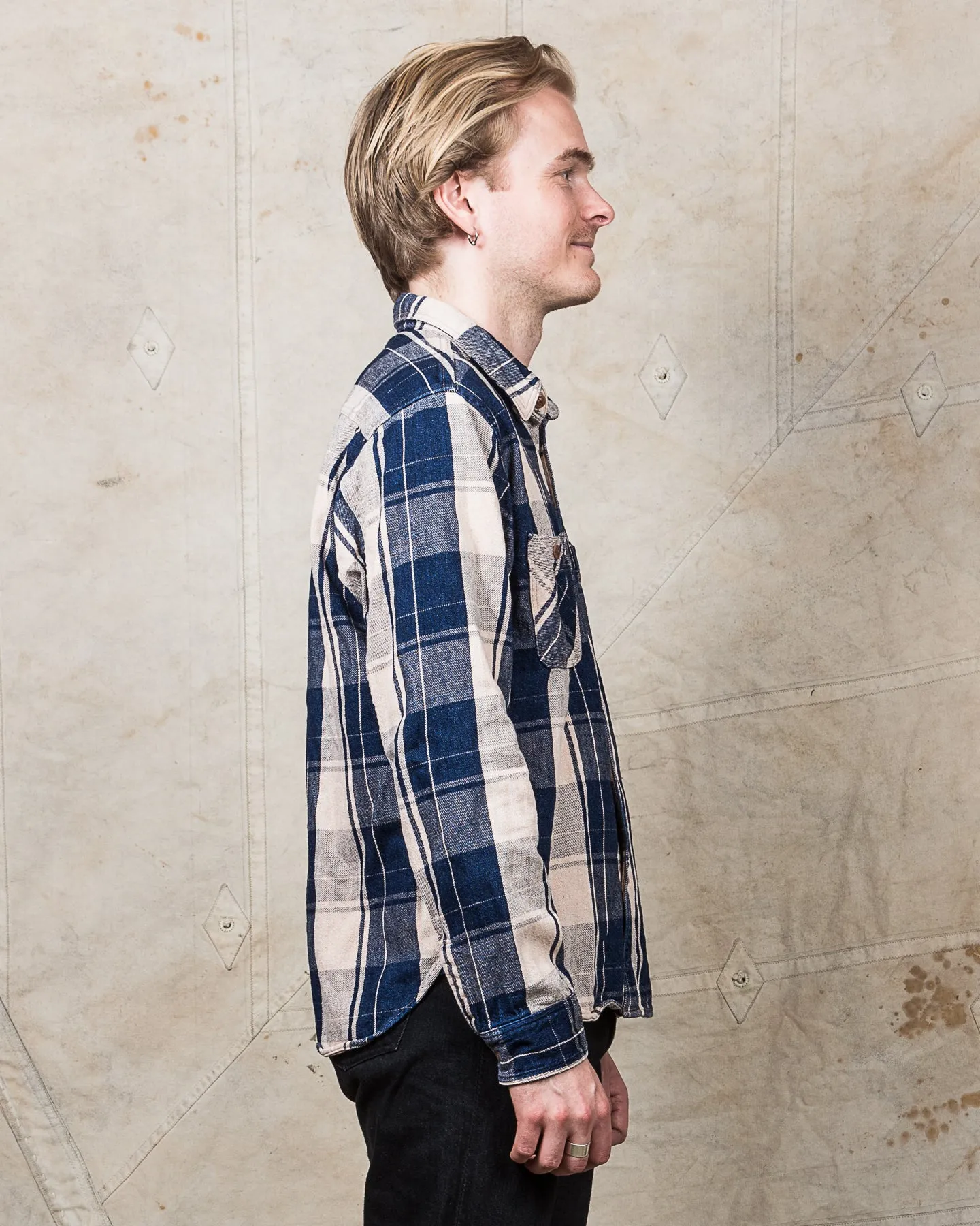 Second Hand Studio D'artisan Fox Fibre Flannel Shirt Size 40